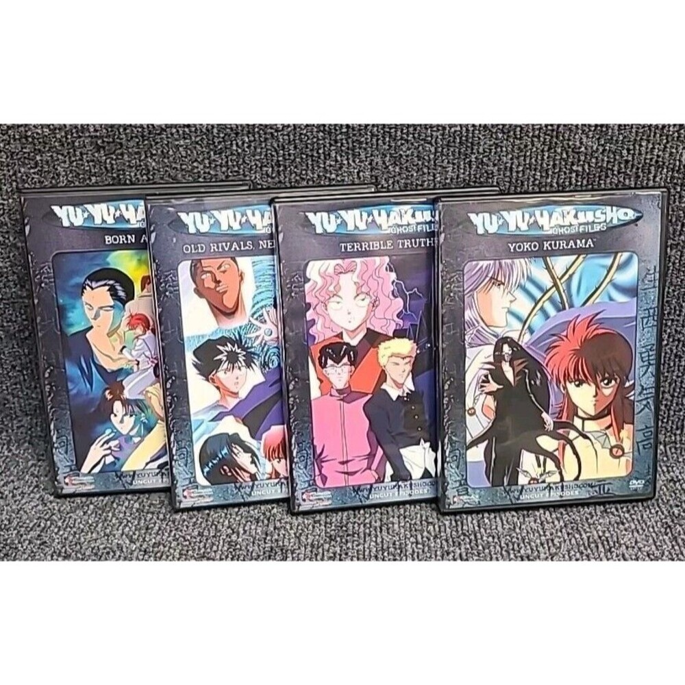 Vintage Yu Yu Hakusho - Vol. 16, 20, 24, 26. (Uncut) - 4 DVDs Anime  Japanese